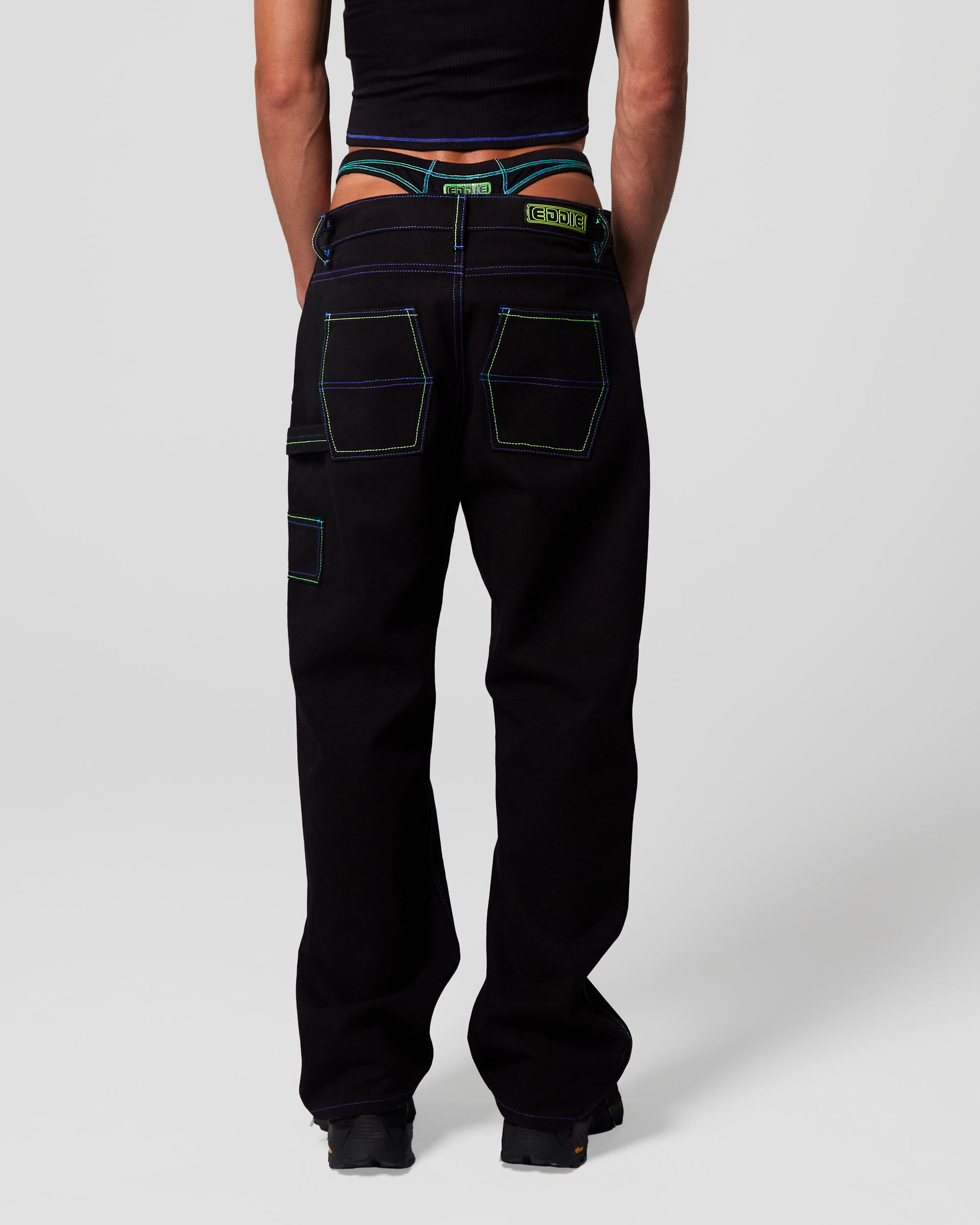 LASER STITCH WORK PANT