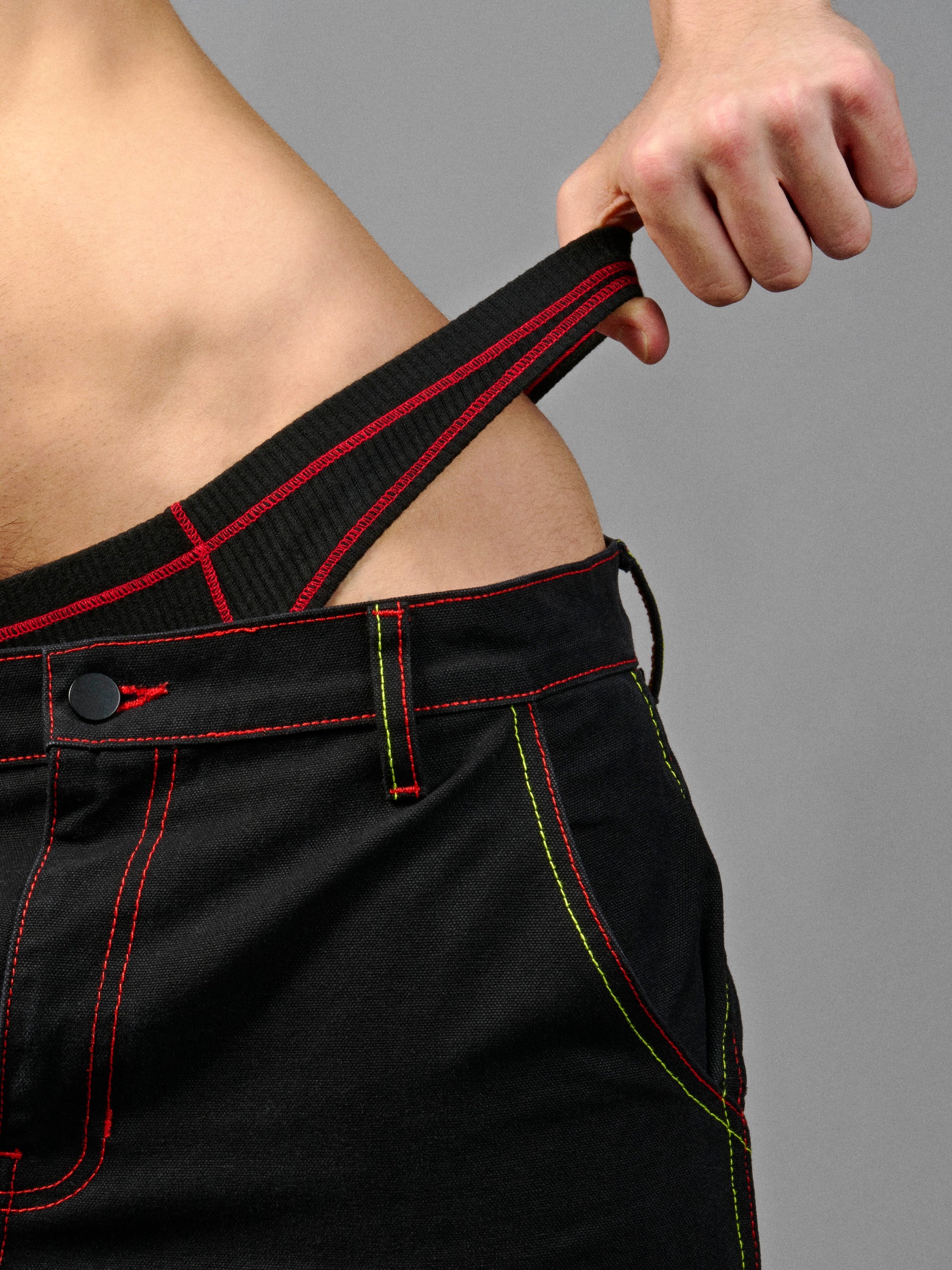 LASER STITCH WORK PANT