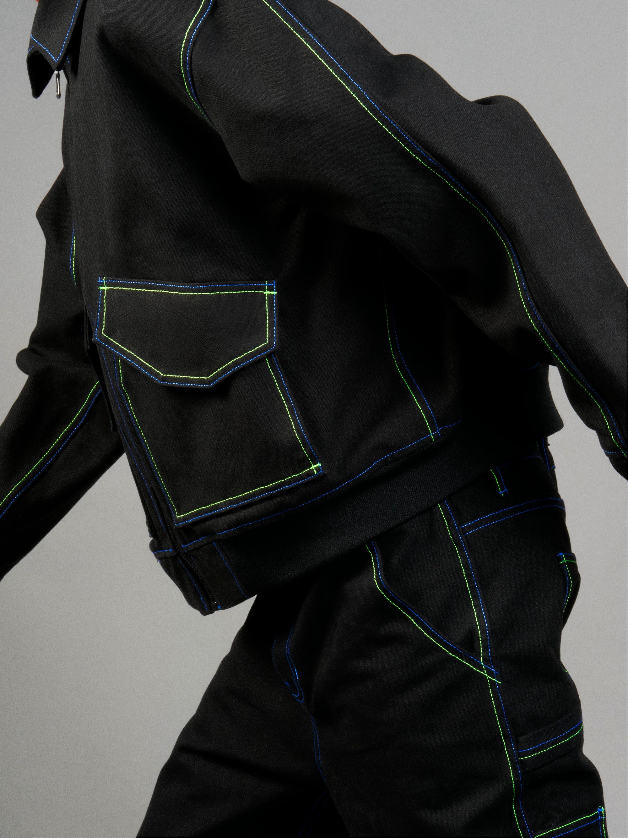 LASER STITCH WORK PANT