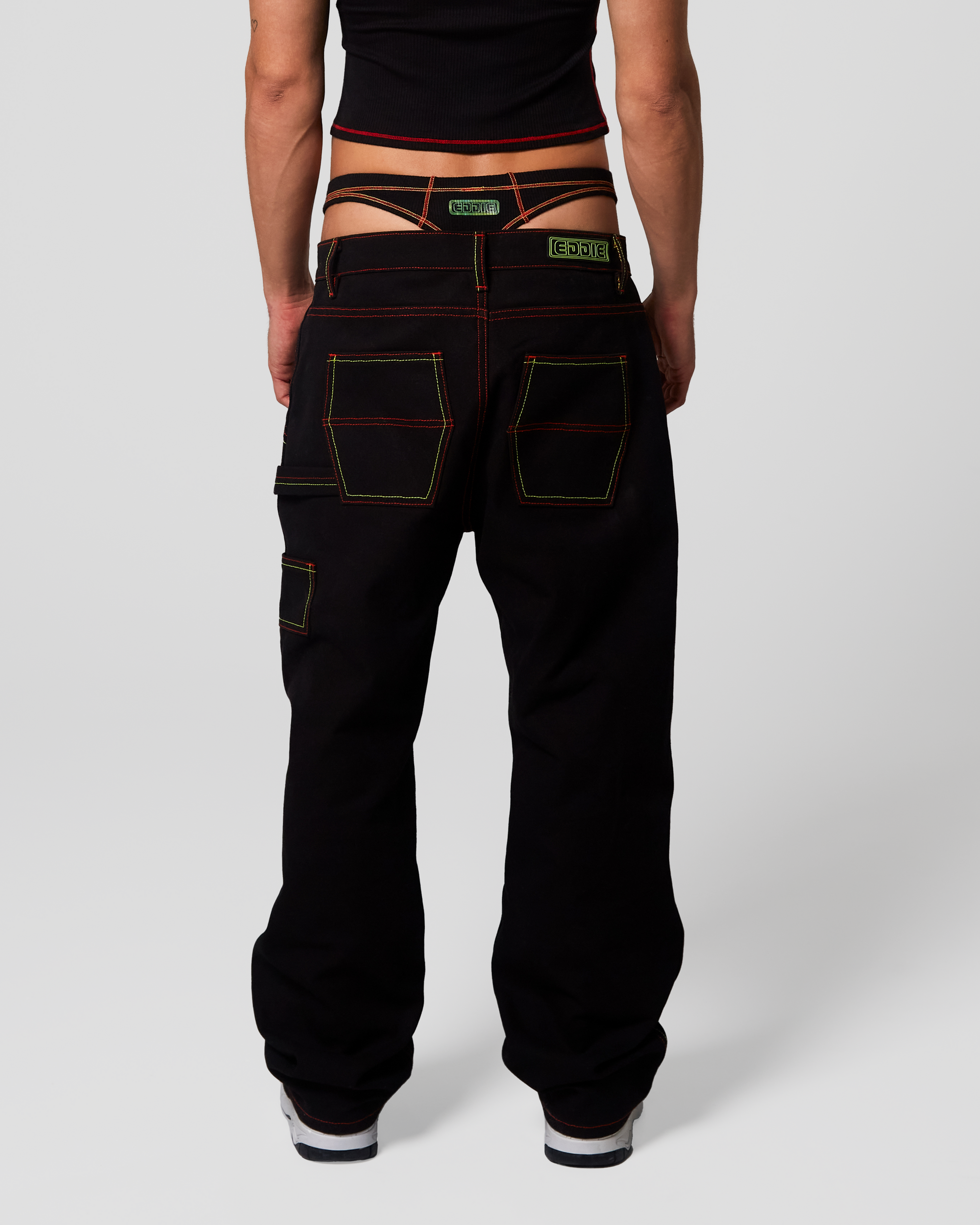 LASER STITCH WORK PANT